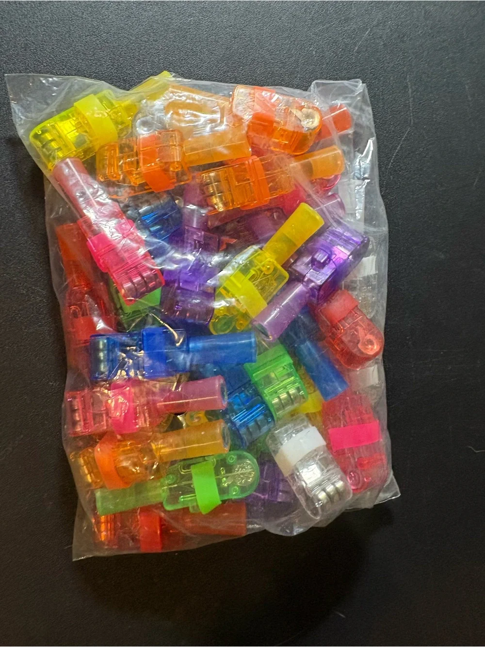 Finger Neon Lights Assorted Multicolor Pack